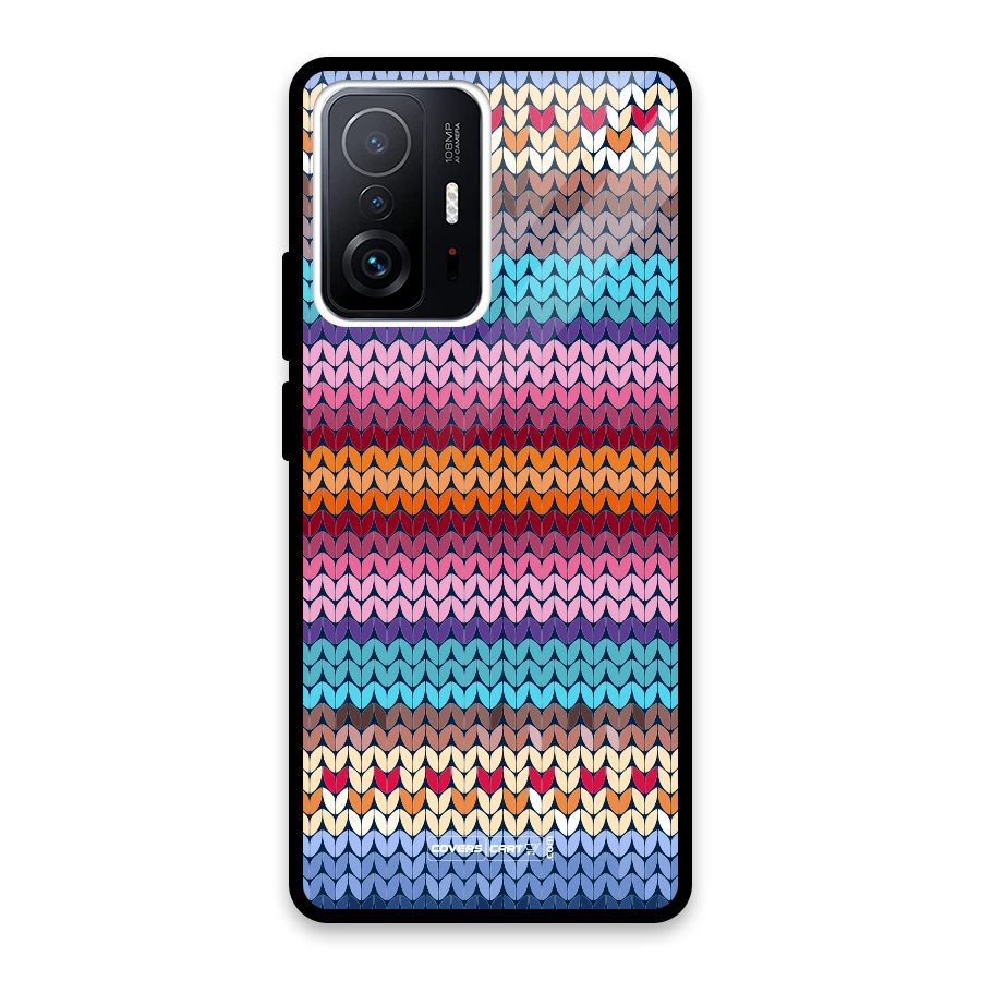 Woolen Glass Back Case for Xiaomi 11T Pro