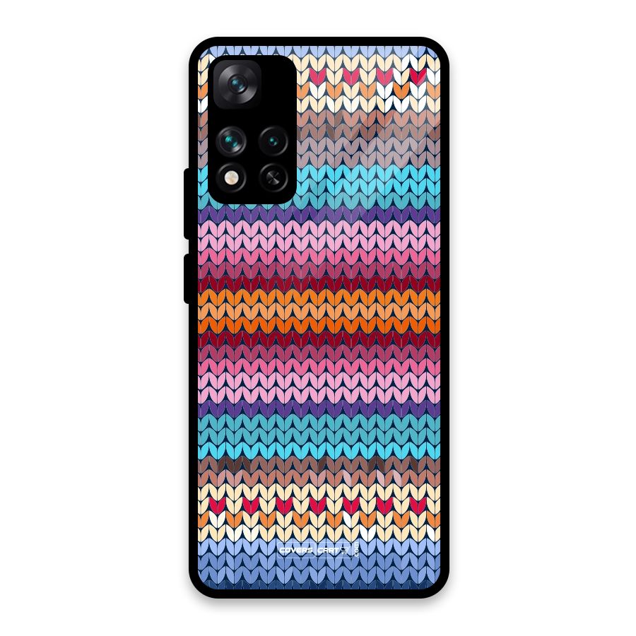 Woolen Glass Back Case for Xiaomi 11i 5G