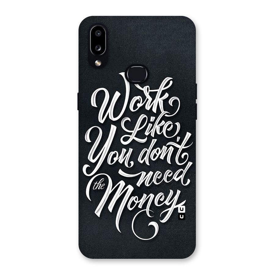 Work Like King Back Case for Galaxy A10s