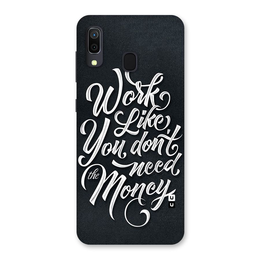 Work Like King Back Case for Galaxy A30