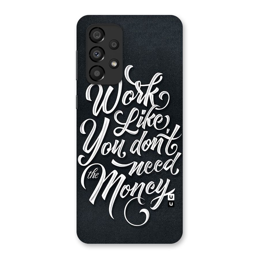 Work Like King Back Case for Galaxy A33 5G