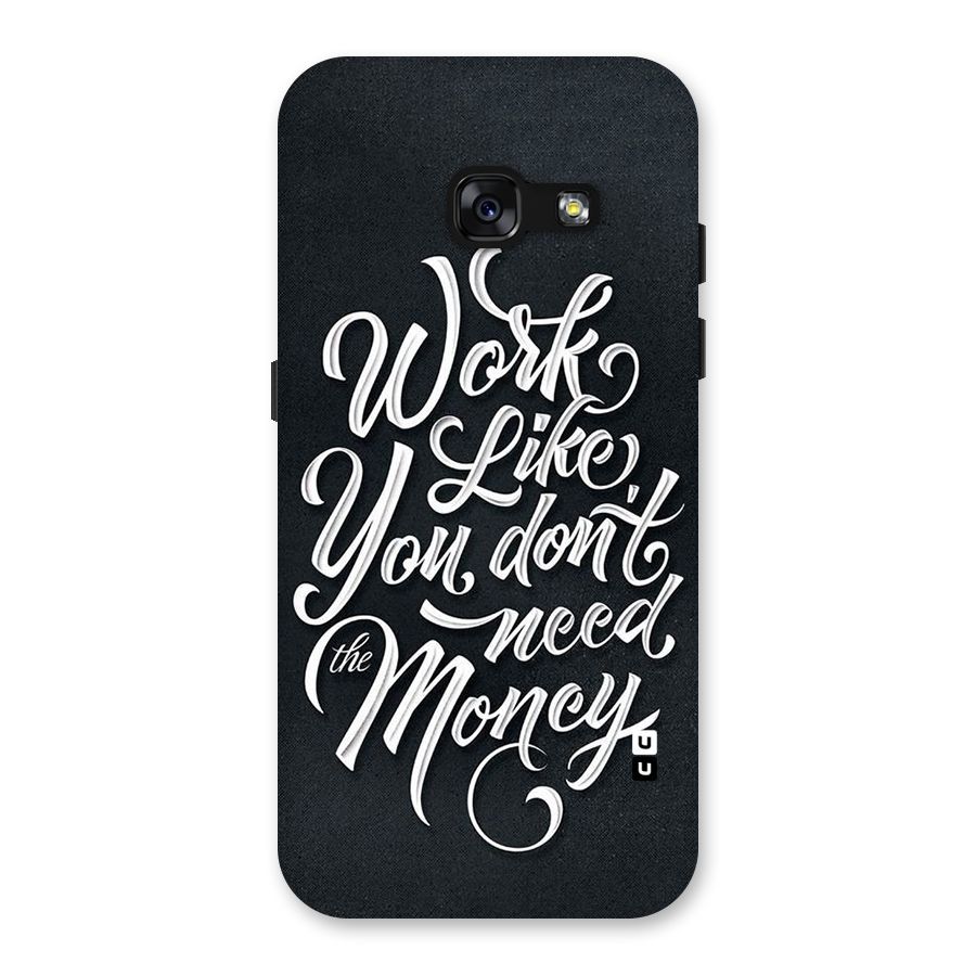 Work Like King Back Case for Galaxy A3 (2017)