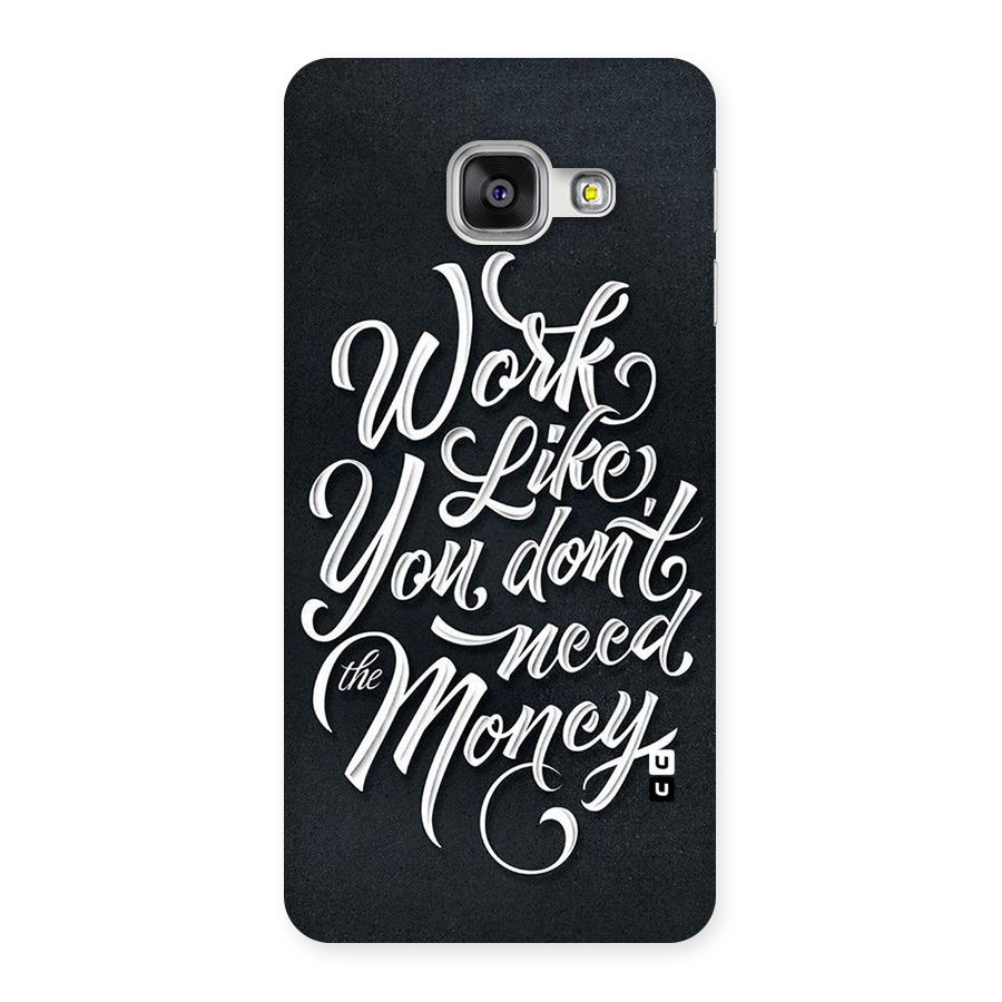 Work Like King Back Case for Galaxy A3 2016