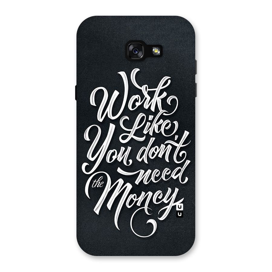 Work Like King Back Case for Galaxy A7 (2017)