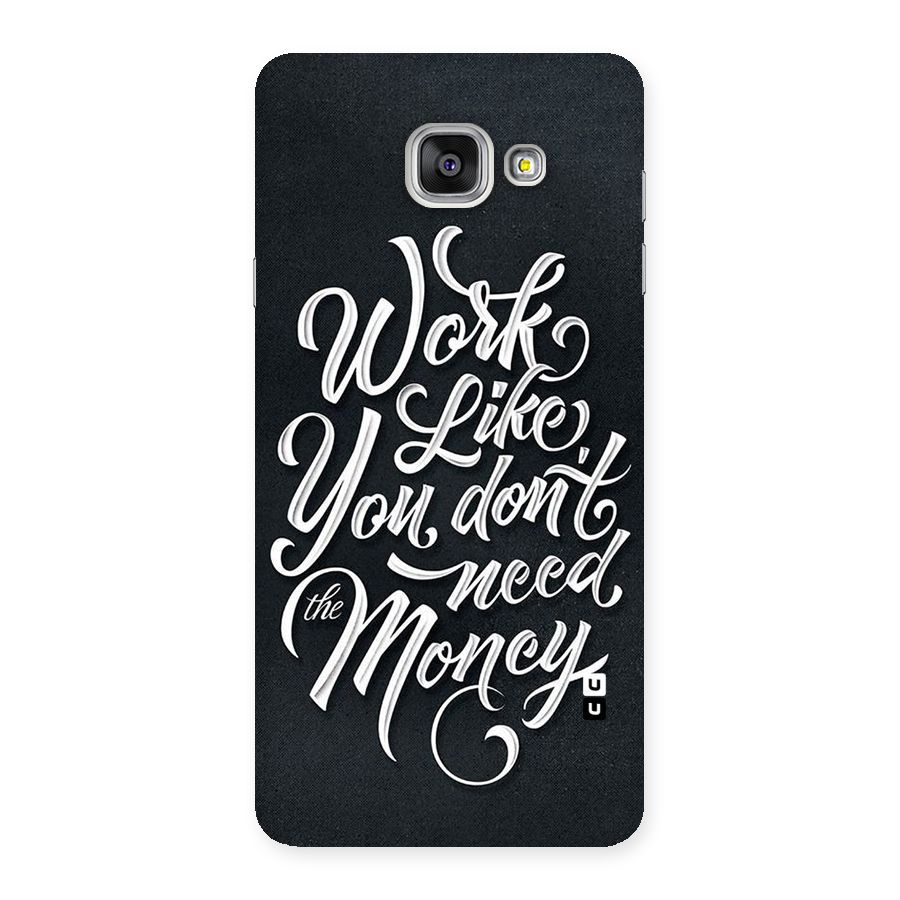 Work Like King Back Case for Galaxy A7 2016