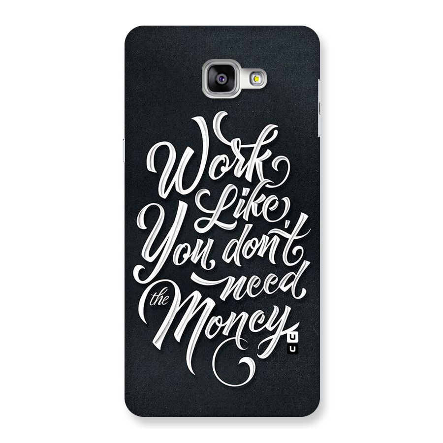 Work Like King Back Case for Galaxy A9