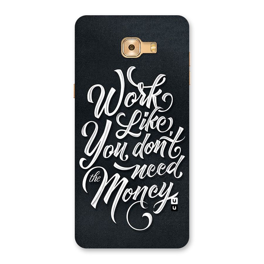 Work Like King Back Case for Galaxy C9 Pro