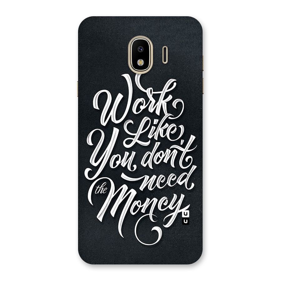 Work Like King Back Case for Galaxy J4