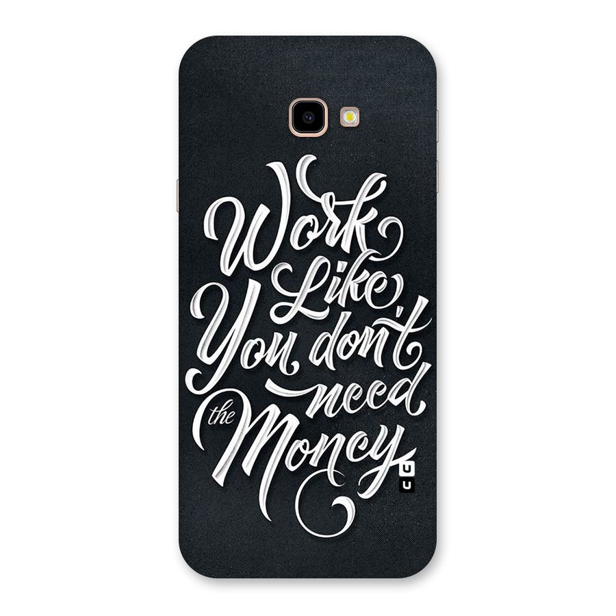 Work Like King Back Case for Galaxy J4 Plus