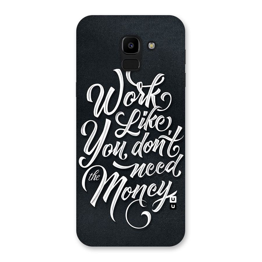 Work Like King Back Case for Galaxy J6