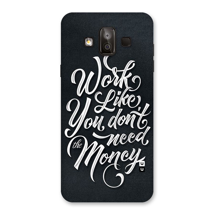 Work Like King Back Case for Galaxy J7 Duo