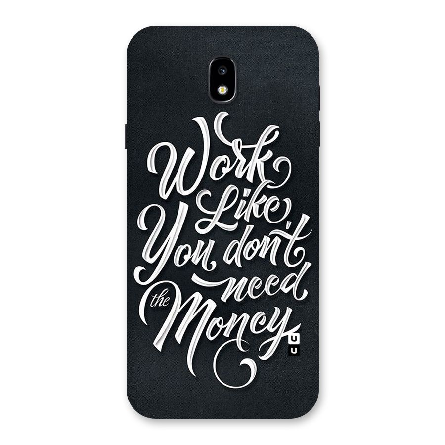 Work Like King Back Case for Galaxy J7 Pro