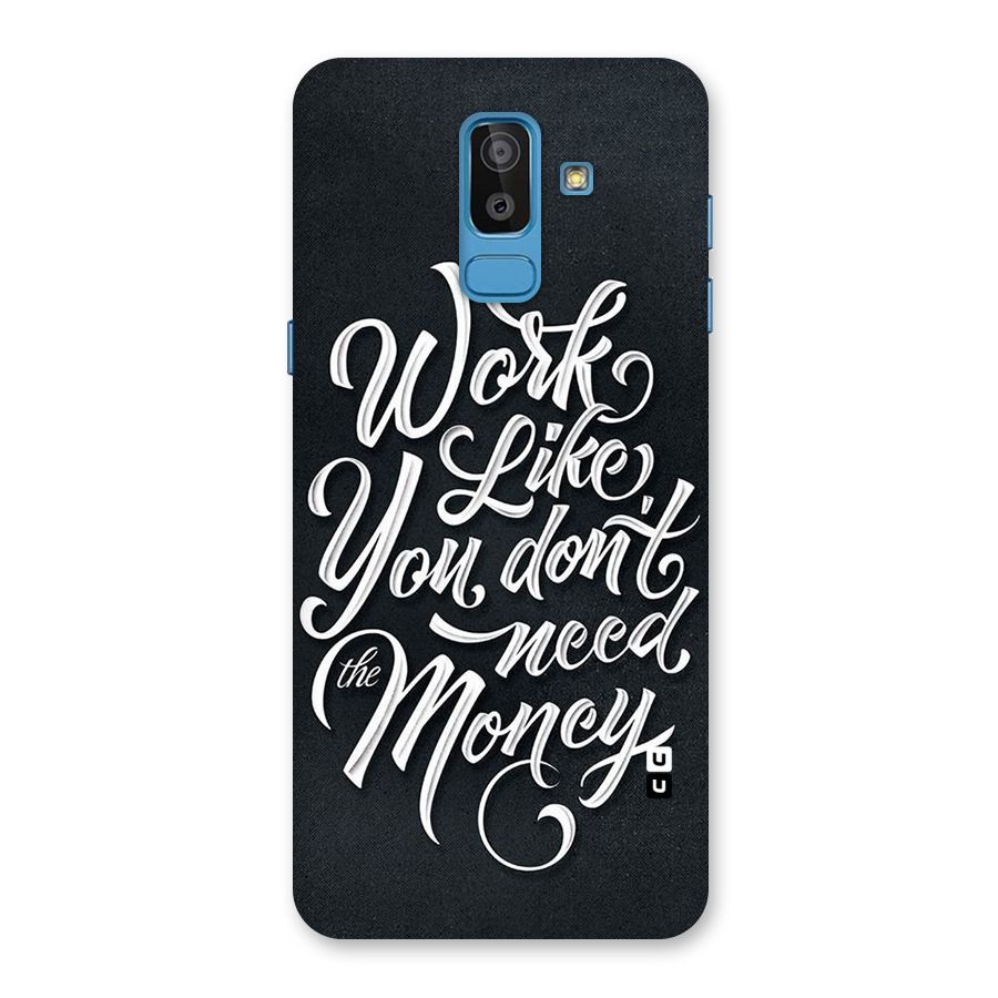 Work Like King Back Case for Galaxy J8