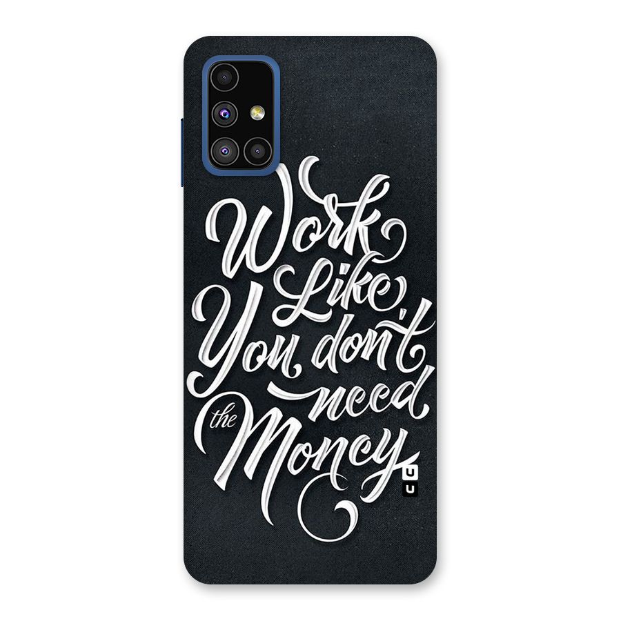 Work Like King Back Case for Galaxy M51