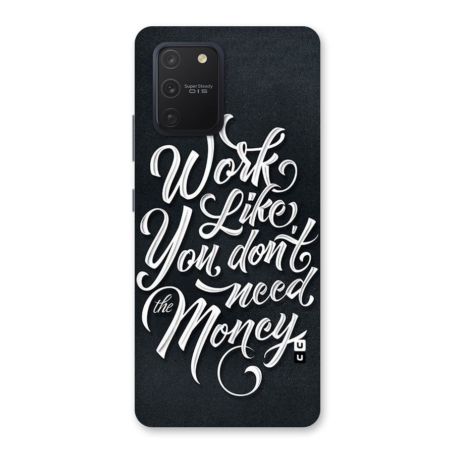Work Like King Back Case for Galaxy S10 Lite
