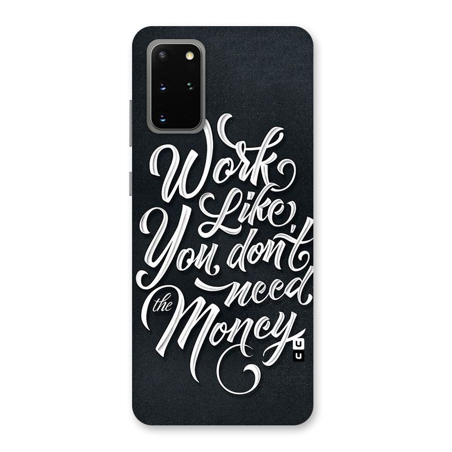 Work Like King Back Case for Galaxy S20 Plus