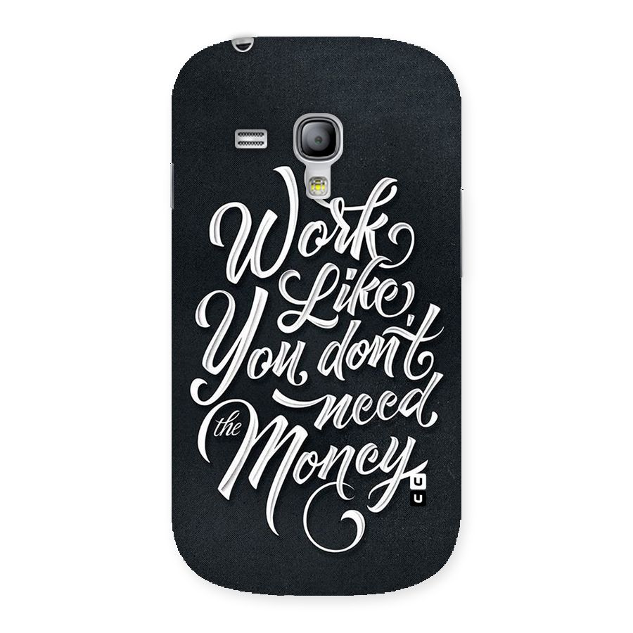 Work Like King Back Case for Galaxy S3 Mini
