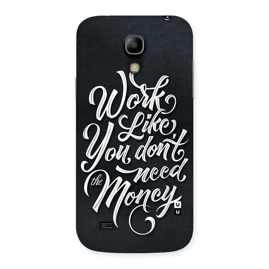 Work Like King Back Case for Galaxy S4 Mini