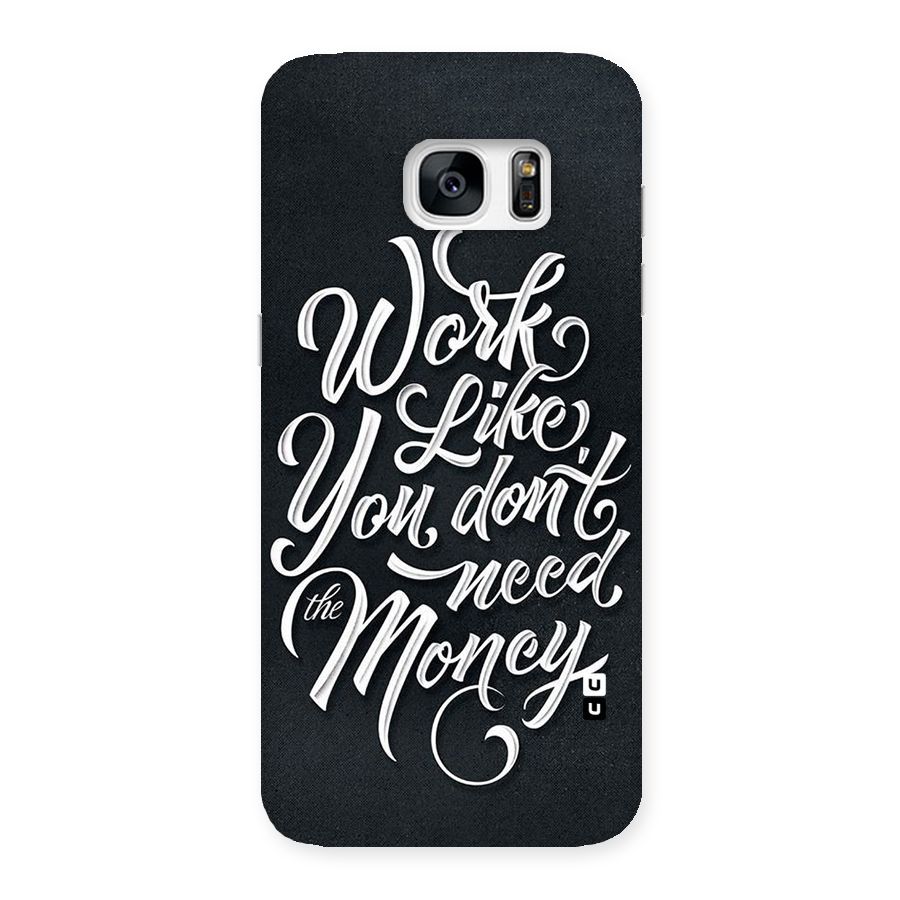 Work Like King Back Case for Galaxy S7 Edge