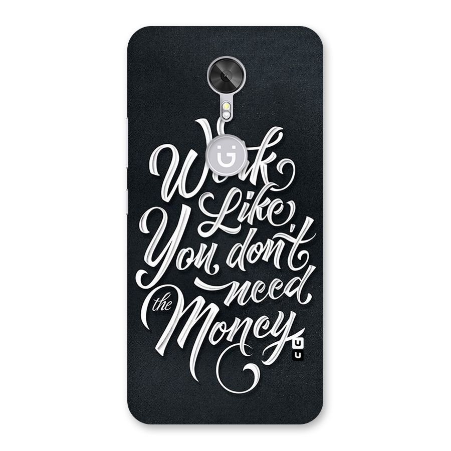 Work Like King Back Case for Gionee A1