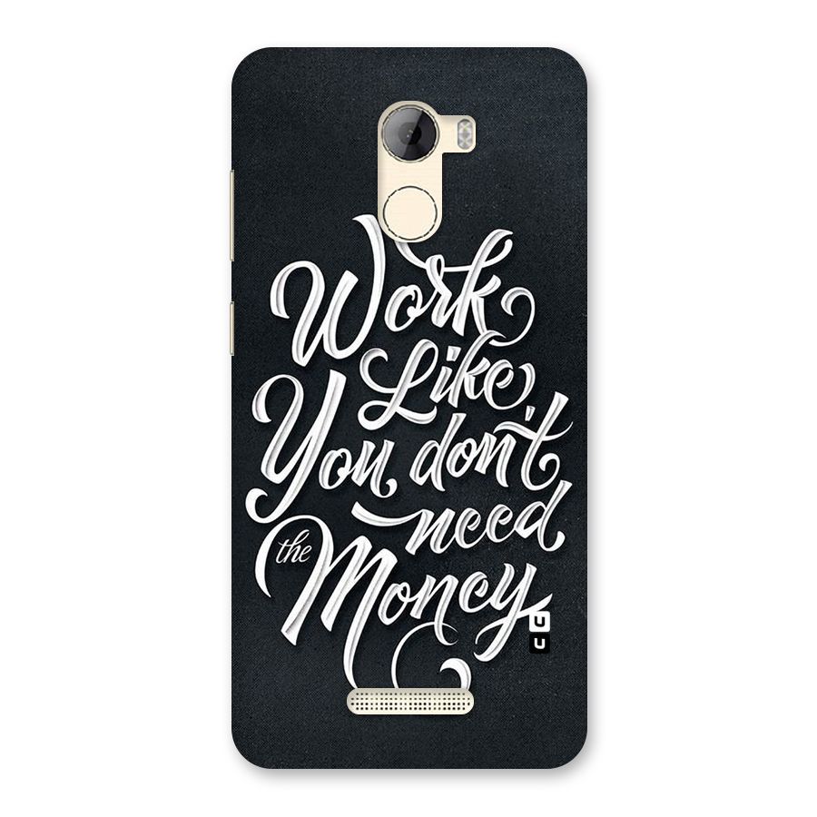 Work Like King Back Case for Gionee A1 LIte