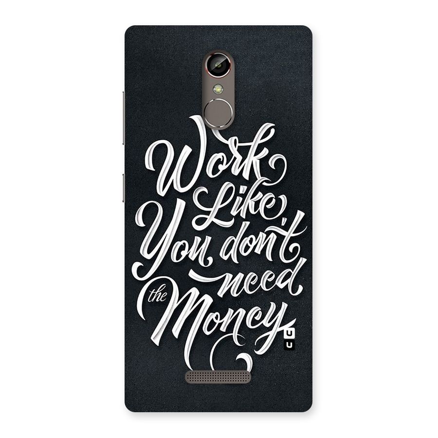 Work Like King Back Case for Gionee S6s