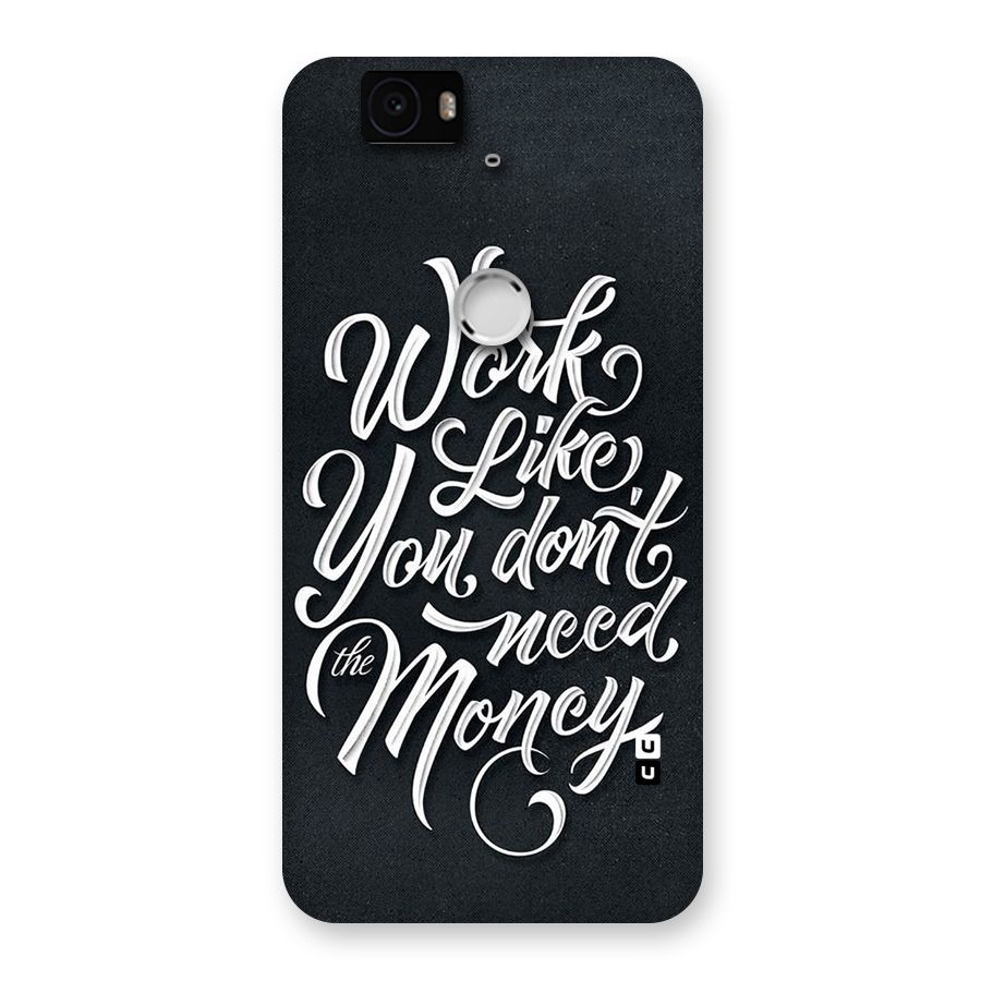 Work Like King Back Case for Google Nexus-6P