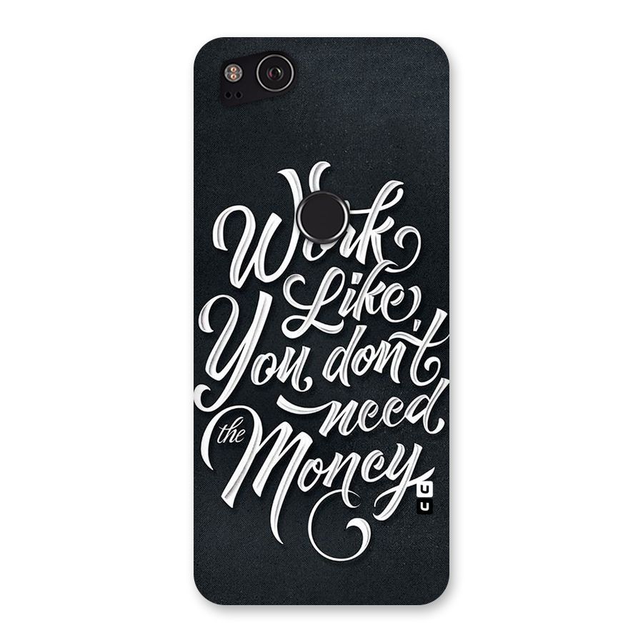Work Like King Back Case for Google Pixel 2