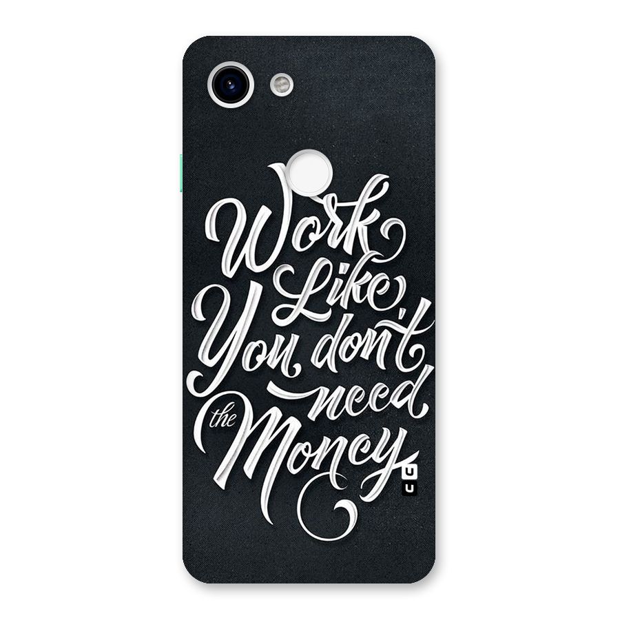 Work Like King Back Case for Google Pixel 3