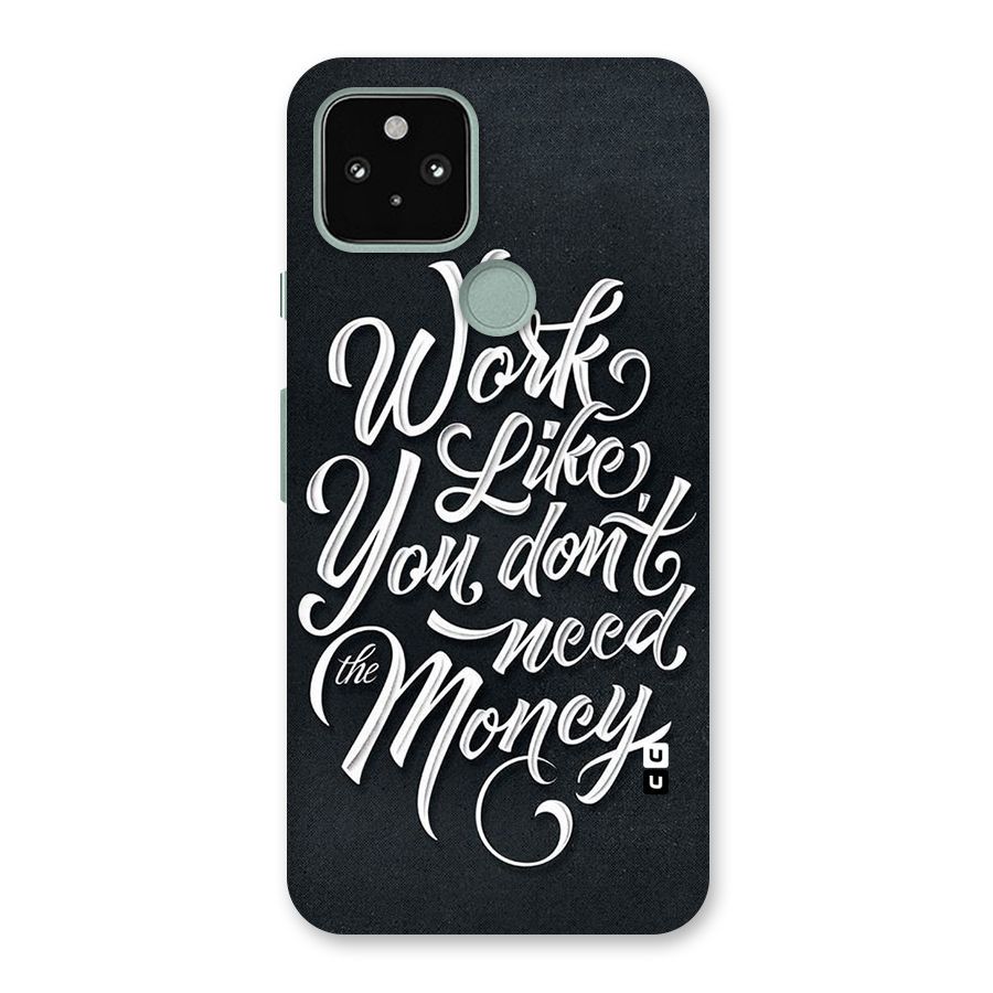 Work Like King Back Case for Google Pixel 5