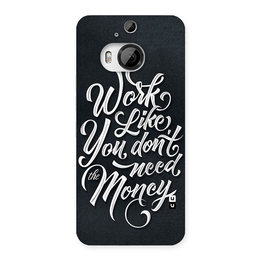 Work Like King Back Case for HTC One M9 Plus