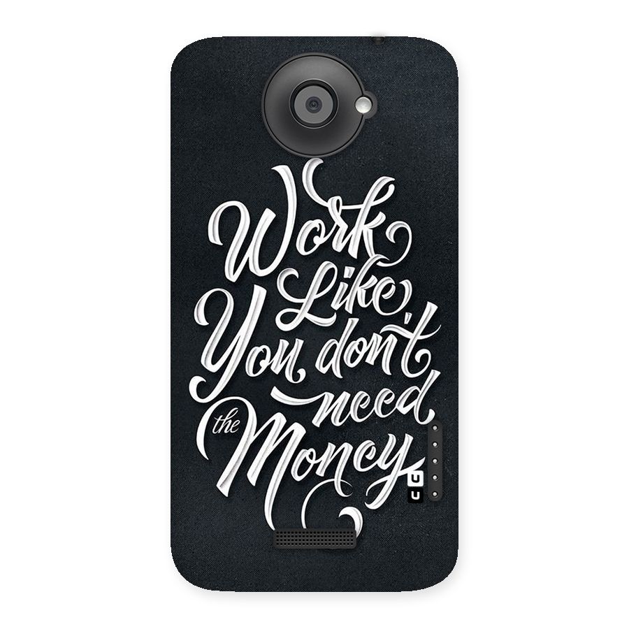 Work Like King Back Case for HTC One X