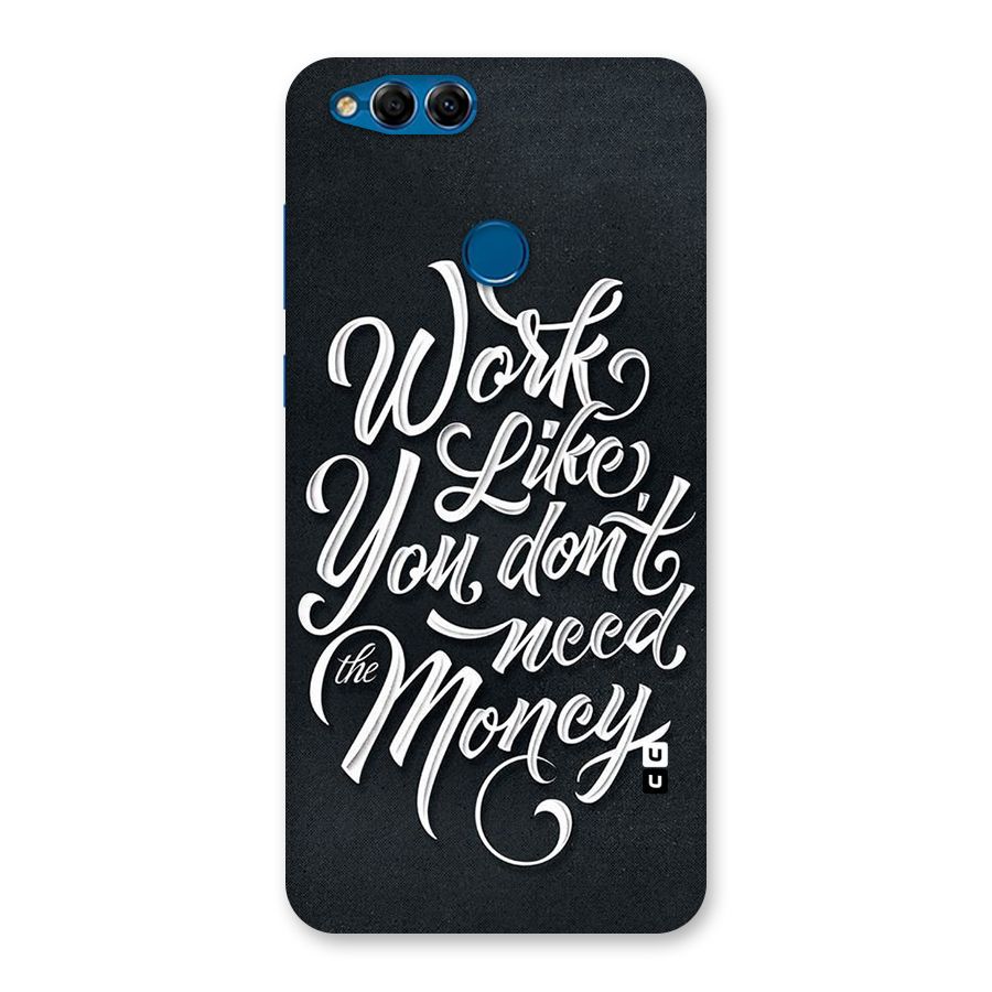 Work Like King Back Case for Honor 7X