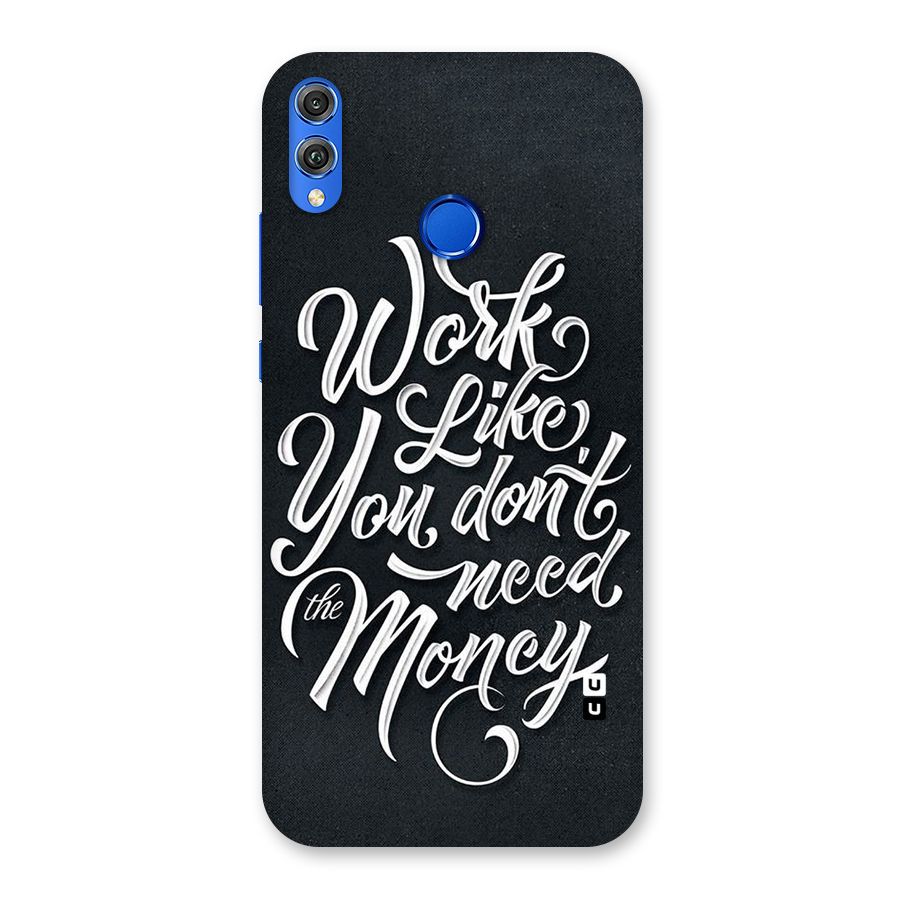 Work Like King Back Case for Honor 8X