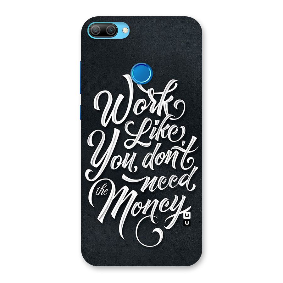 Work Like King Back Case for Honor 9N