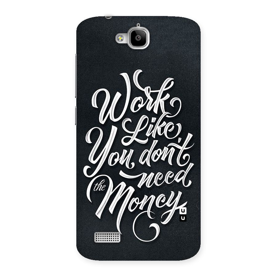 Work Like King Back Case for Honor Holly