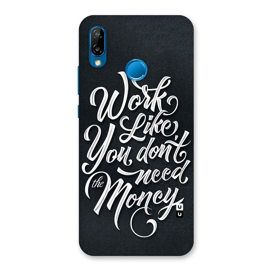 Work Like King Back Case for Huawei P20 Lite