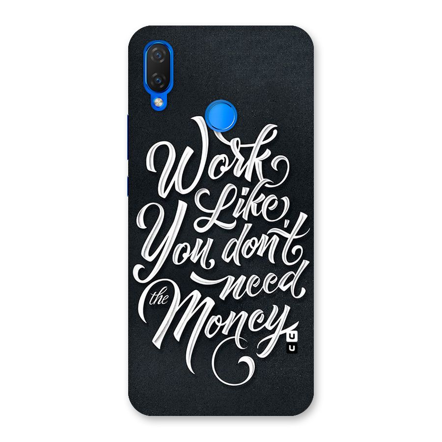 Work Like King Back Case for Huawei P Smart+
