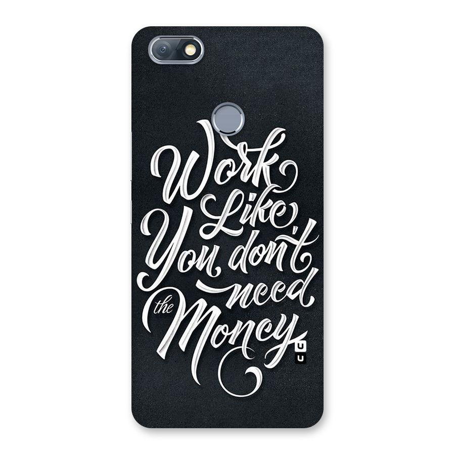 Work Like King Back Case for Infinix Note 5