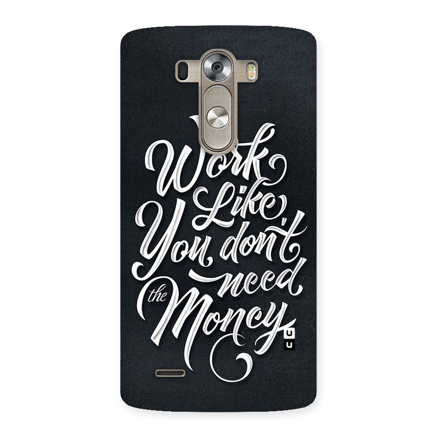 Work Like King Back Case for LG G3