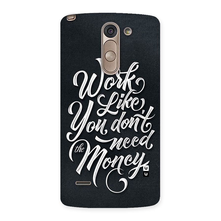 Work Like King Back Case for LG G3 Stylus