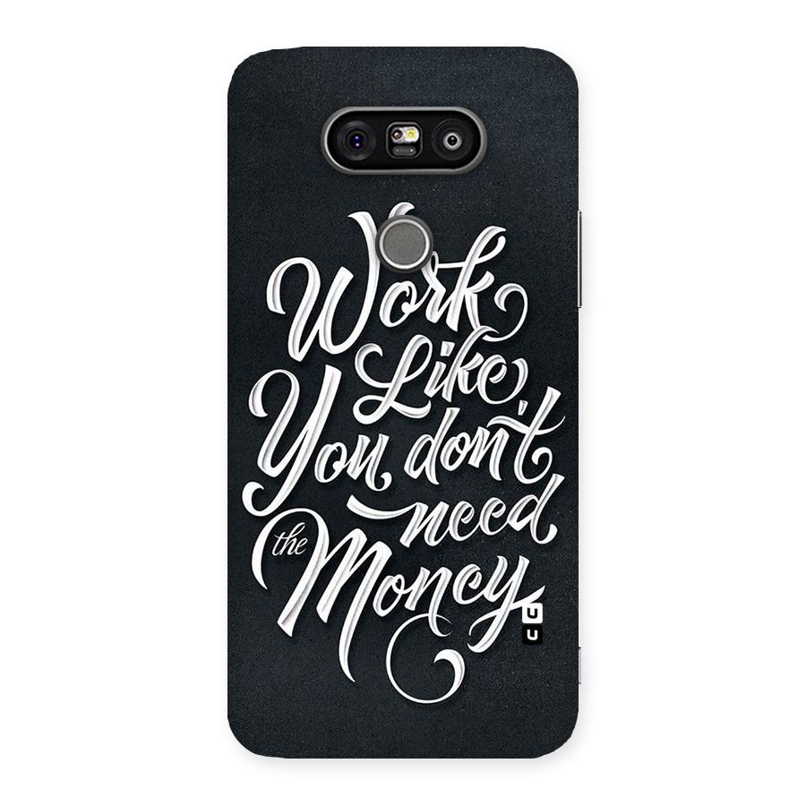 Work Like King Back Case for LG G5