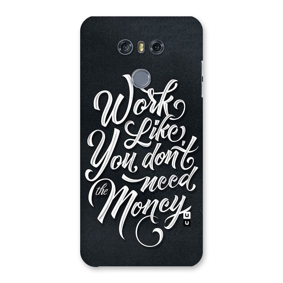 Work Like King Back Case for LG G6