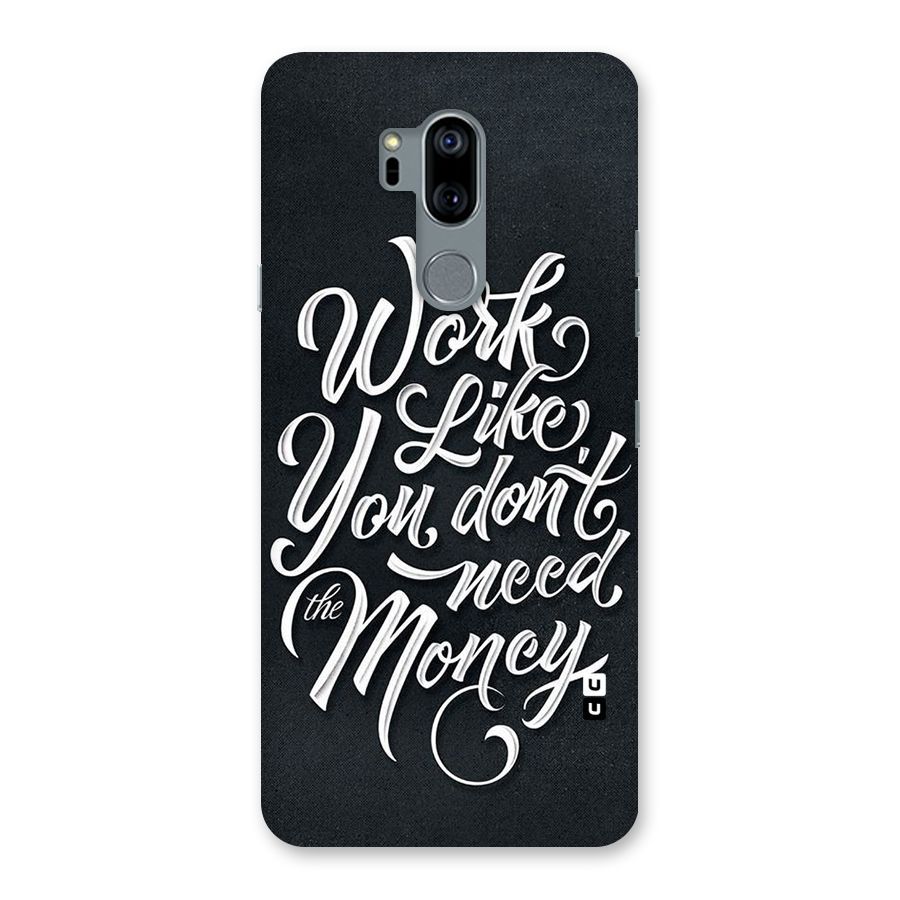 Work Like King Back Case for LG G7