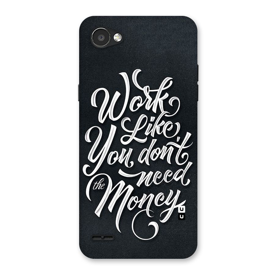 Work Like King Back Case for LG Q6