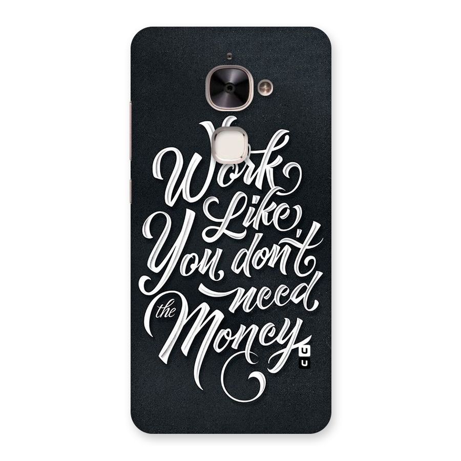 Work Like King Back Case for Le 2
