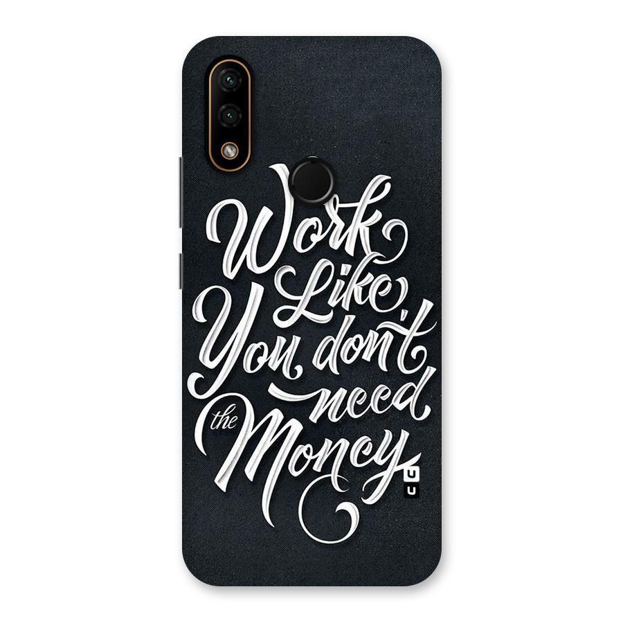 Work Like King Back Case for Lenovo A6 Note