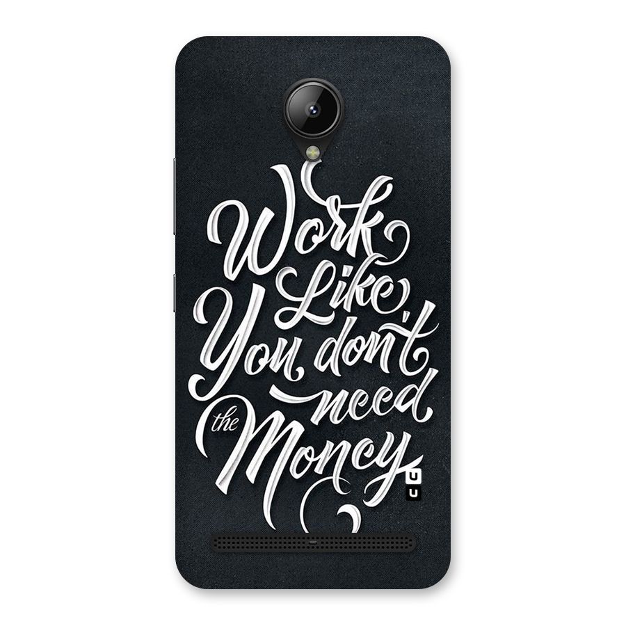Work Like King Back Case for Lenovo C2