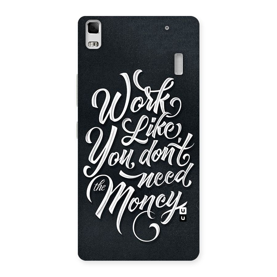 Work Like King Back Case for Lenovo K3 Note
