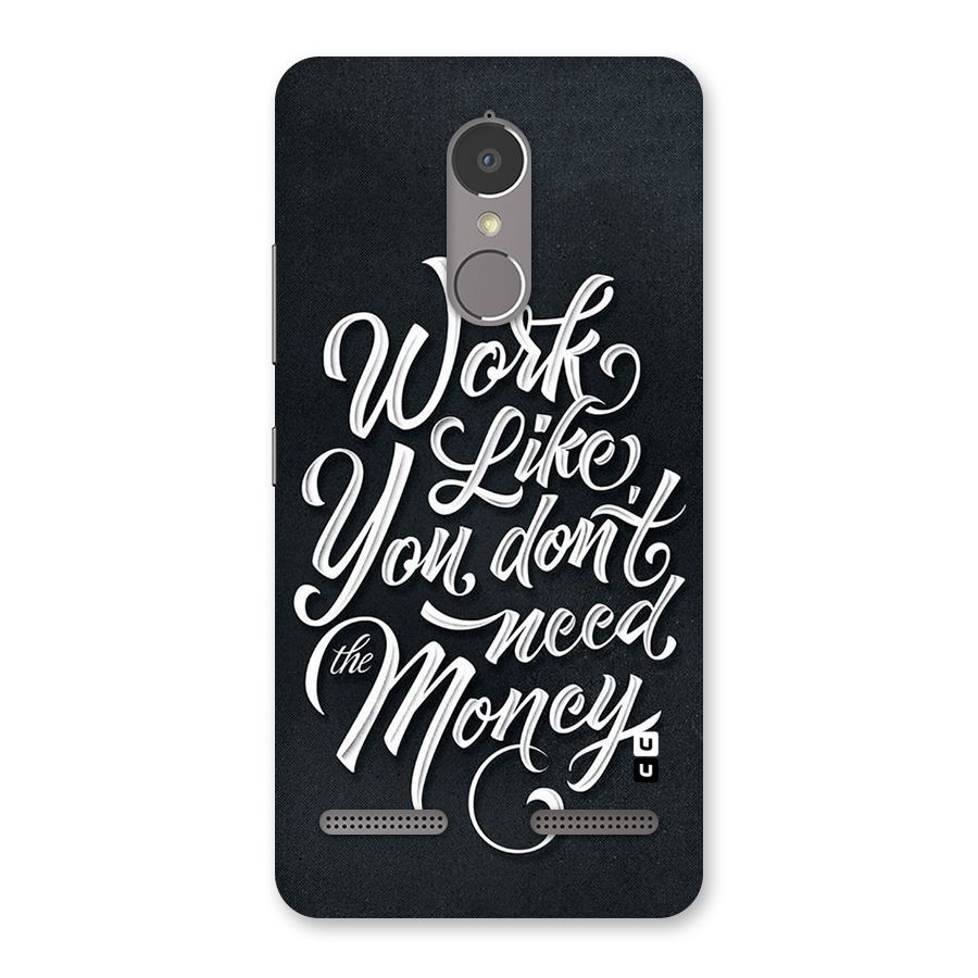 Work Like King Back Case for Lenovo K6